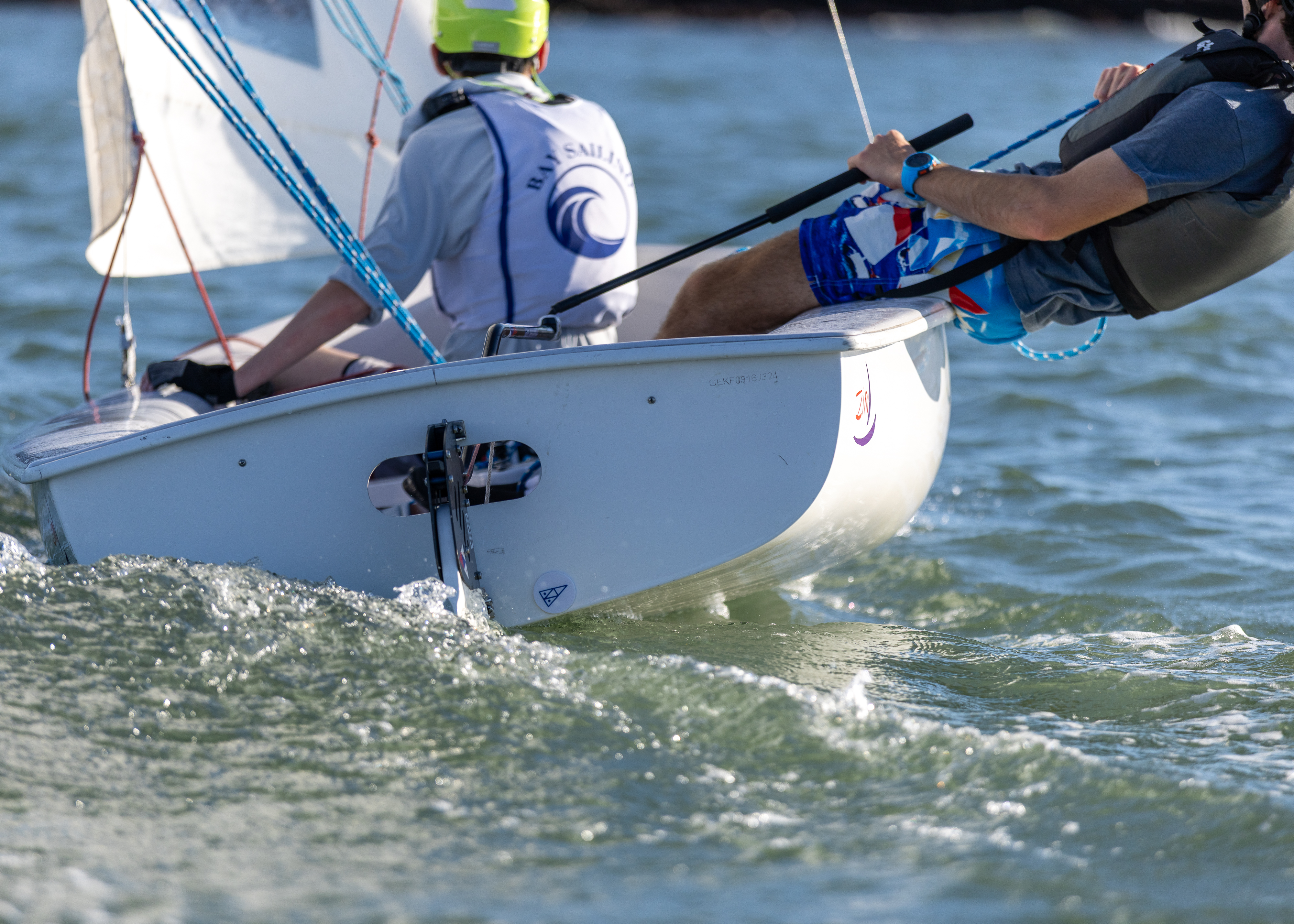 ProPlug placed in a boat for the Junior Sailing program at St. Francis Yacht Club